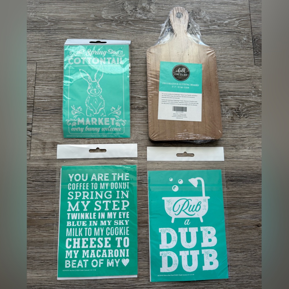 Chalk Couture Stencil Set